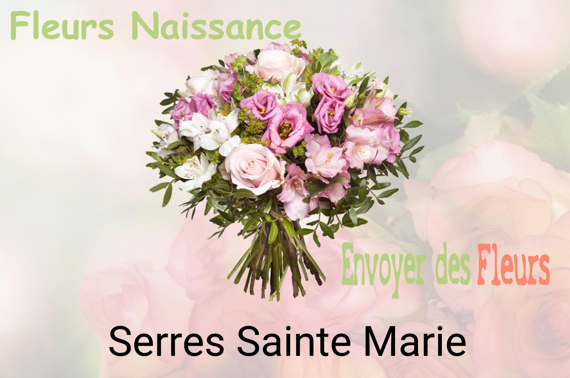 Bouquet de fleurs de naissance livré à Serres-Sainte-Marie